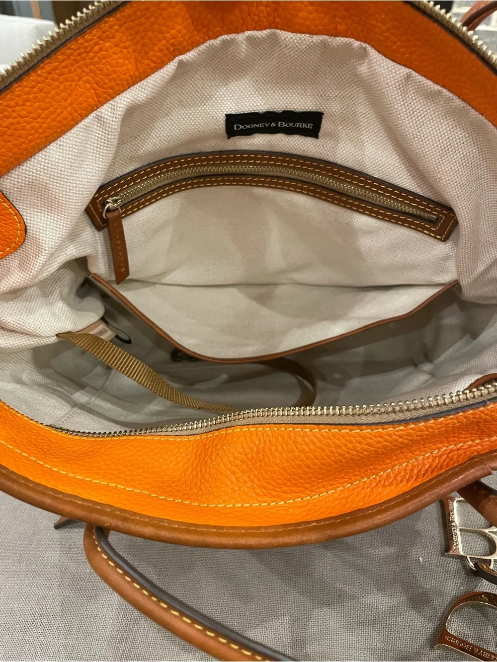Dooney & Bourke Pebble Grain Tote (includes matching wallet)